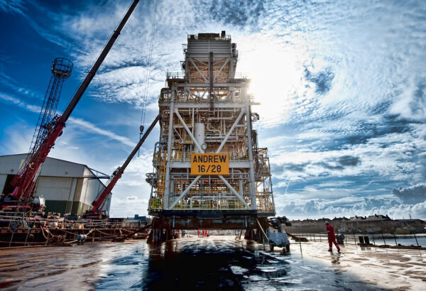 A new module in dock, set to be taken to BP's Andrew Platform (BP Images)