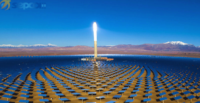 Morocco’s NOOR II and NOOR III solar power project in Ouarzazate (Shandong Electric Power Construction Co.)