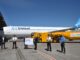 Airbus-Versorgungsflug mit Biokerosin von Air bp (BP)
