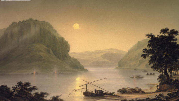 Der Rhein mit dem Loreley-Felsen in einem Gemälde eines unbekannten Meisters aus dem 19. Jahrhundert. (Foto: Bildarchiv Preußischer Kulturbesitz)