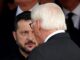 Präsident Selenskyj - hier mit Frank-Walter Steinmeier - hat ein Geldproblem. (Foto: AFP)