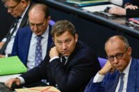 Finanzminister Lars Klingbeil während der Haushalts-Debatte im Bundestag in Berlin am 9. September 2026 an. (Foto: John MACDOUGALL / AFP)
