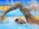 Der chinesische Schwimmer Zhang Zhanshuo nimmt am Finale der 4 x 200-Meter-Freistilstaffel der Männer bei den Asienspielen 2026 im Tokyo Aquatics Centre in Tokio am 21. September 2026 teil. (Foto: ANDREW CABALLERO-REYNOLDS / AFP)