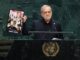Irans Präsident Masoud Pezeshkian spricht während der 81. Generalversammlung der Vereinten Nationen im UN-Hauptquartier in New York am 23. September 2026. (Foto: TIMOTHY A. CLARY / AFP)