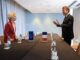 EU-Kommissionspräsidentin Ursula von der Leyen (links) und der französische Präsident Emmanuel Macron am 7. Oktober 2026 in Split. (Foto: Ludovic MARIN / AFP)