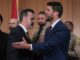Generalstaatsanwalt James Uthmeier (rechts) und der US-Staatsanwalt für den südlichen Bezirk von Florida, Jason Reding Quiñone. (Foto: Joe Raedle/Getty Images/AFP)