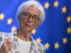Die Präsidentin der Europäischen Zentralbank (EZB), Christine Lagarde, gab am 29. Oktober 2026 im Hauptsitz der EZB in Frankfurt am Main ihren Rücktritt bekannt (Foto: Kirill Kudryavtsev / AFP)