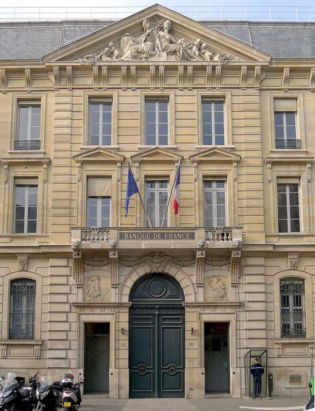 Hôtel de Toulouse, Sitz der Banque de France in der Rue Croix des Petits-Champs in Paris. Foto: Mbzt/Wikimedia Commons, CC BY-SA 3.0