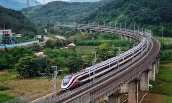 Die China-Laos-Eisenbahn. (Foto: China State Railway Group)