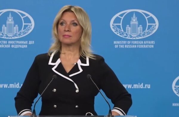 Maria Sacharowa. (Screenshot)